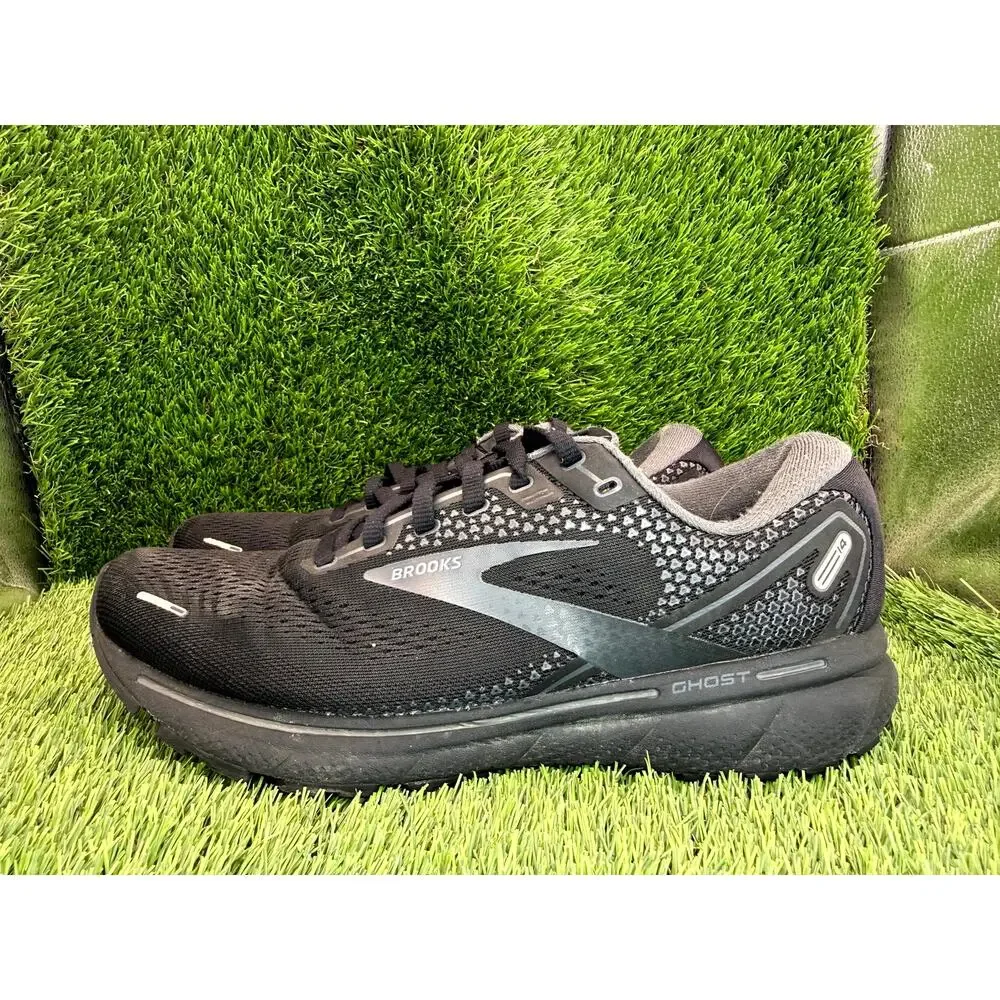 Brooks Ghost 14 1203561D020 Athletic Shoes Women's 10.5D Black Mesh Road Running